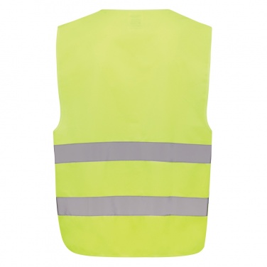 Logo trade promotional giveaways image of: GRS recycled PET high-visibility safety vest